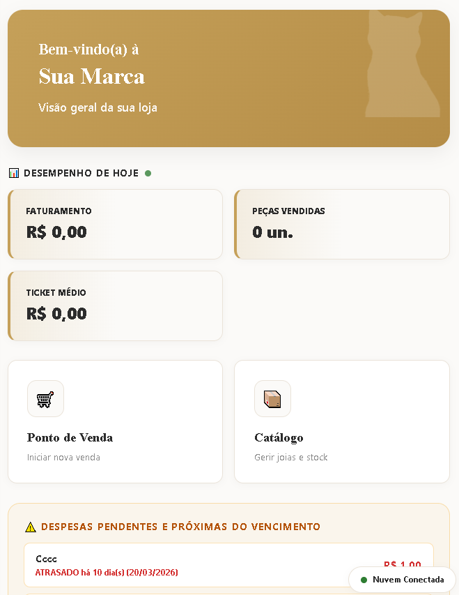 Dashboard inicial